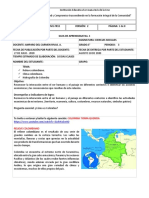 Guia 1, Sociales - Periodo 3 de Tercero - Julio 26