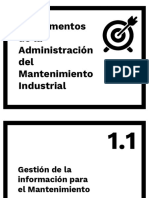 Fundamentos de Administración Del Mantenimiento