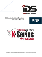 IDS X-Series Remote Receiver Installer Manual 700-408-02B