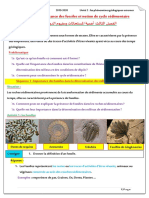 FOSSILISATION ET FOSSILES Cours PDF 2