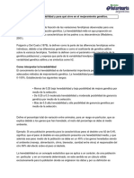 Que Es La Heredabilidad y para Que Sirve en El Mejoramiento Genetico