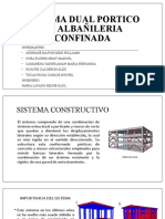 Sistema Dual Portico de Albañileria Confinada