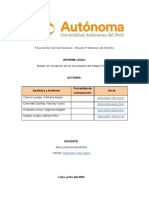 Informe Legal de Derecho Penal II - Grupo 2