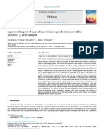 Impacts of Improved Agricultural Technology Adoption On Welfare I - 2023 - Heliy