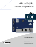 JUMO VariTRON 500 Operating Manual