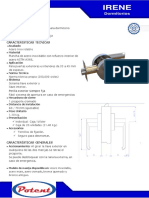 Ficha Tecnica Cerradura Tipo A