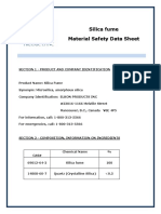 Elkon Products - Silica Fume MSDS, April 2013