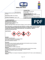 WD-40 Aerosol MSDS