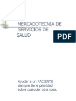 Mercadotecnia Servicios Salud