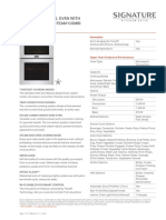 SKSCV3002S Combination Wall Oven-Steam-Combi-Spec Sheet