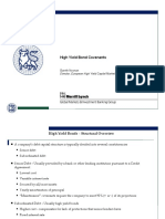 High Yield Covenants - Merrill Lynch - Oct 2005