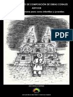 Ecuador. Libro Virtual de Partituras Adycoe. 1er Concurso de Composición de Obras Corales.