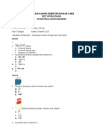 Penilaian Akhir Semester Bahasa Arab