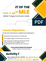 Content of The Mtb-Mle