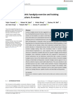 The Impact of Isometric Handgrip Exercise and Training On Health Related Factors A Review