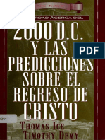 2000 D.C y Las Predicciones Sobre El Regreso de Cristo (Thomas Ice & Timothy Demy)