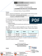 11-11-22 OM 25 Exp 0089246 Capacitación Del SIAGIE 2022 - Instructivo de Matrícula 2023 y Notas Período EBR (R) (R) (R) (R)