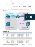 16.1.2 Lab - Configure Route Redistribution Between EIGRP and OSPF - ILM