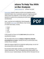 Eight Questions To Help You With Price Action Bar Analysis