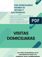 Visitas Domiciliarias Revisiones de Escritorio y Electronicas