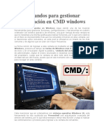 Comandos para Gestionar Información en CMD Windows