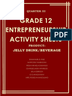 Entrepreneurship Activity Sheets