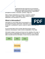 2 Differentiate Between Data and Information