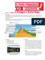 La Región Omagua o Selva Baja para Sexto Grado de Primaria