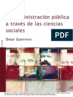 La Administración Pública A Través de Las Ciencias Sociales