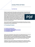 Processing of Roots and Tubers