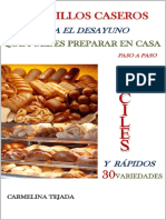 PANECILLOS CASEROS PARA EL DESAYUNO QUE PUEDES PREPARAR EN CASA Paso A Paso - FÁCILES Y RÁPIDOS 30 VARIEDADES (REPOSTERÍA. COCINA Y BEBIDAS Nº 6) (Spanish Edition)