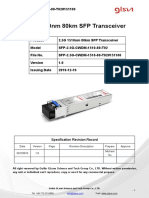 2.5G 1510nm 80km SFP Transceiver