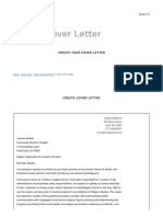 Sample Cover Letter For Pastor Job Application - Resume-Now