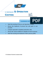 Rocess Peration Osting: Learning Outcomes