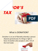 Donor's Tax