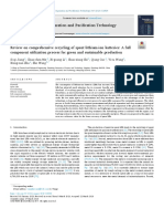 Review On Comprehensive Recycling of Spent Lithium Ion 2023 Separation and