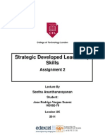 Strategic Developed Leadership Skills: Assignment 2