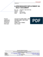 Sabic - Gas Alarm Manager Deployment As-Built Document