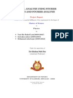 Signal Analysis Using Fourier Series and Fourier Transform-Project 4th Sem Batch 2020