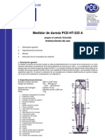 Manual Medidor Dureza Schmidt Pce HT 225a