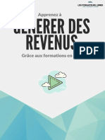 Ebook Gratuit Comment Generer Des Revenus Ecrit Par Les Formateurs Libres