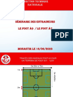 Nationale: Séminaire Des Entraineurs Le Foot À9 / Le Foot À7