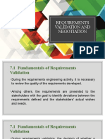 Chapter 7 - Requirement Validation and Negotiation