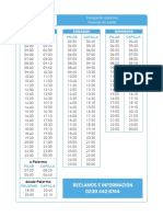 Horarios Transporte 2021