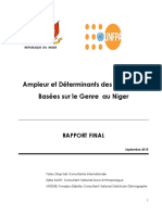 Etude VBG Rapport Final - 1er Septembre 2015