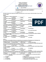 4th Quarter Summative Test Mapeh 7