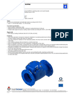 DN 50 - 600 PN25/40: Swing Check Valve Supra Metal Seated