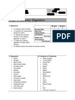 Expt. 8 Salivary Digestion