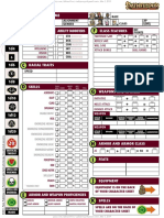 Character Sheet