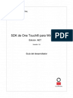 One Touch For Windows SDK .NET Developer Guide